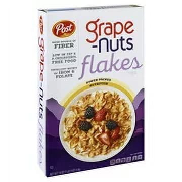 Grape Nuts Post Grape Nut Flakes Cereal 18oz (Pack of 12)