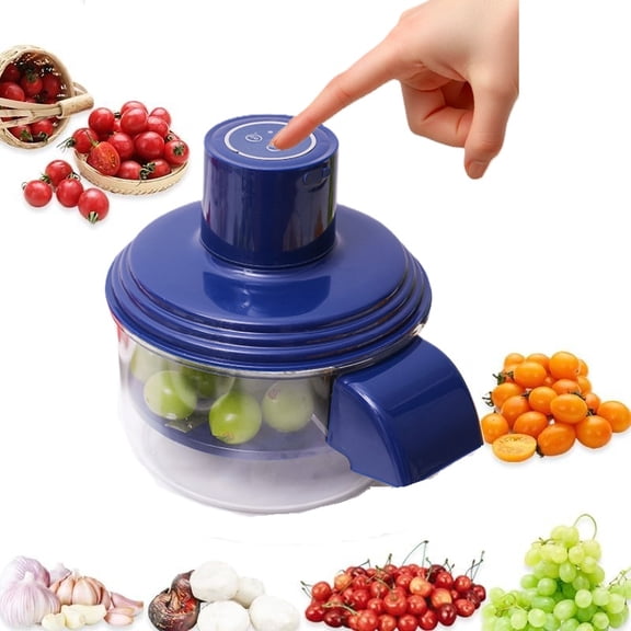 Electric Fruit Peeler, Portable Automatic Peeling Machine, One-Touch Cordless Peeling Tool for Grape Garlic Cherry Tomato