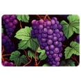 thumbnail image 1 of Grape Polyester Non-Slip Machine Washable Door Mat - Ideal for Floor Rugs, Chair Mats, Chair Mat, 1 of 6
