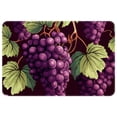 thumbnail image 1 of Grape Polyester Non-Slip Machine Washable Floor Carpet Chair Mat Floor Rug, 1 of 6