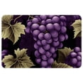 thumbnail image 1 of Grape Polyester Non-Slip Machine Washable Indoor Rug Floor Mat Chair Rug, 1 of 6