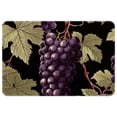 thumbnail image 1 of Grape Polyester Non-Slip Machine Washable Indoor Rug Floor Mat Chair Rug, 1 of 1