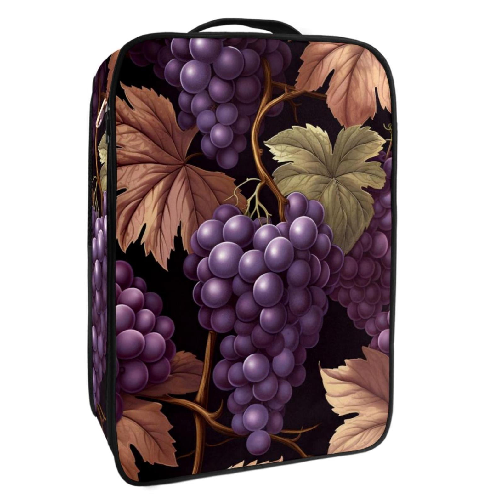 Grape Polyester Shoe Boxes 23x31cm 9x12in - Storage Organizer for Shoes - Durable and Spacious Container for Footwear