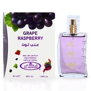 Grape Raspberry EDP Spray 50ML 1.7 OZ By Al Rehab | Fruity, Floral, Sweet, Vibrant Fragrance.