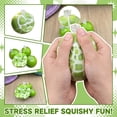 thumbnail image 1 of Grape Sensory Stress Relief Tool, Ergonomic Hand Squeeze Decompression Device for Office Focus, Portable Anxiety Relief Support, Green Marble Texture Desk Accessory, 1 of 6