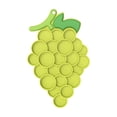 thumbnail image 1 of Grape Shaped 10X6 Inch Silicone Dog Licking Mat Small Dog Slow Feeder Sculpted Piece Dog Relaxation Relief Puzzle for Small Dogs Cats Green 1 Pack, 1 of 3