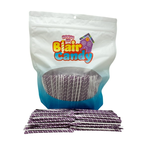 Grape Silly Stix (600 ct.) - Sour Powdered Candy Straws - Fruity Grape Powdered Candy