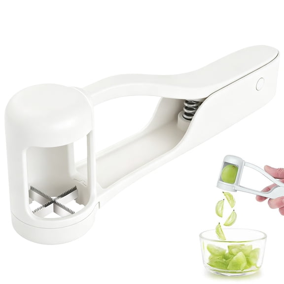 Grape Slicer Tomato Cutter Stainless Steel Fruit Slicer for Salads and Pizza Multi-Function Quick Fruit Slicing Tool for Home Kitchen Fruit Divider