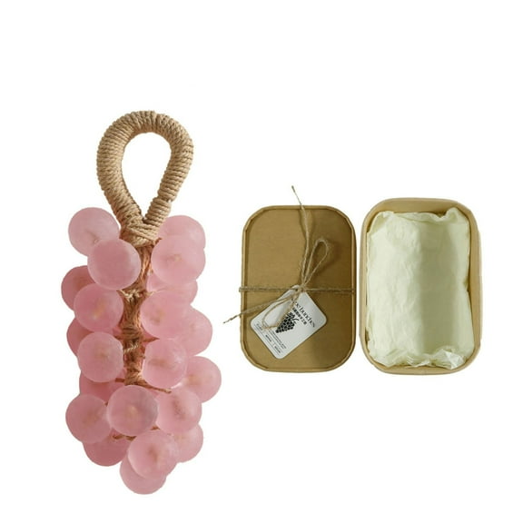 Grape Soap, Handmade Grape Soap on a Rope, Decorative & Aromatic Soaps for Washing Fresh Air