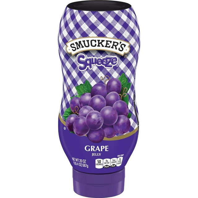Grape Squeezable Jelly, 20 Ounces (Pack of 12)