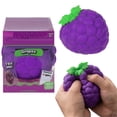 thumbnail image 1 of Grape Squishy Toy , Soft Slow Rising Squeeze Purple Grape Scented  Fruit Fidget Toy Gaint Stress Relief Sensory Toy for Kids & Adults, 1 of 5