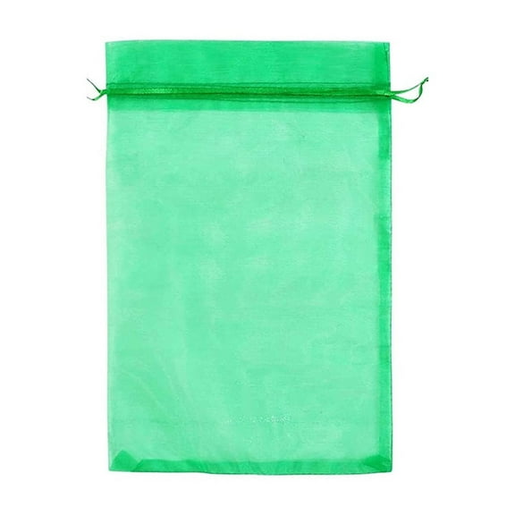 Grape Strawberry Fruit Protective Mesh Bags 100pcs Organza Bird and Insect Resistant Drawstring Bags,Breathable,Lightweight,Elastic for Orchard Use,Store Plant Easily