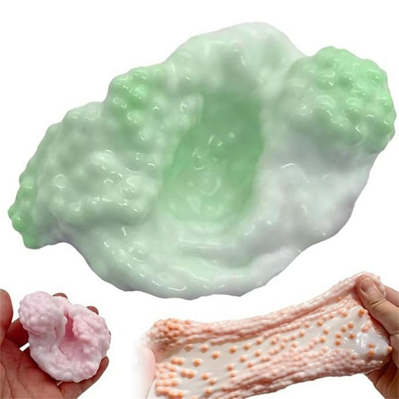 Grape Stress Ball, Colorful Beads Shapeable Stressball Toys, Sand Glutinous Balls Fidget Toys for Sensory Calming Stress and Anxiety Relief