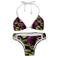 thumbnail image 1 of Grape Swimsuit Women Bikini Set Two-Pack Detachable Sponge Adjustable Strap for Swimming Suits Beachwear, 1 of 6