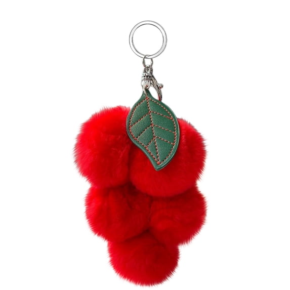 Grape Themed Mini Backpack Charm Adorable Fruit Keychain Pendant Accessory for Style Enthusiasts and Lovers