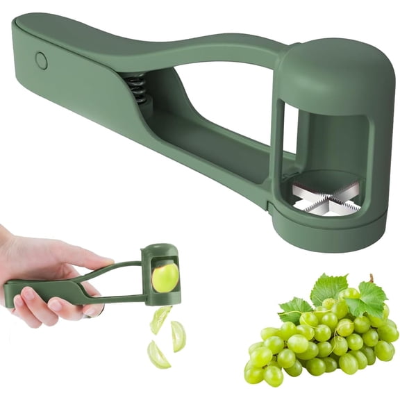 Grape Tomato Cutter, Handheld Cherry Tomato Slicer Kitchen Gadget