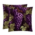 thumbnail image 1 of Grape Velvet Bed Pillow Set with Unique Patterns in Sizes 16x16, 18x18, and 20x20 Inches - Includes 2 Chair Pillow Covers,Bed Pillow for Any Occasion, 1 of 6