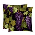 thumbnail image 1 of Grape Velvet Throw Pillow Covers Set of 2 | Unique Patterns in 16x16, 18x18, 20x20 Inches |for Home Decor and Gifts | Includes Pillow Inserts | Throw Pillow Inserts Included, 1 of 6