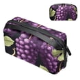 thumbnail image 1 of Grape Waterproof Oxford Cloth Hard Drive Case Organizer for Electronic Gadgets - Charger Case, Travel Organizer, Cord Organizer Travel Small, Appliance Cord Organizer - 5.9x9.44x3.14 in, 1 of 6