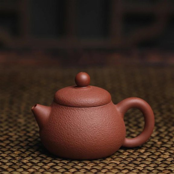 Grapefruit Health Pot For Tea Oolong Tea Ceremony Sets Zhu Ni Orange Peel Master Handmade Shape Kettle Flat Teapot