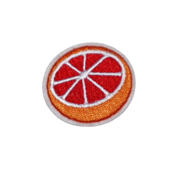 Grapefruit Iron On Patch