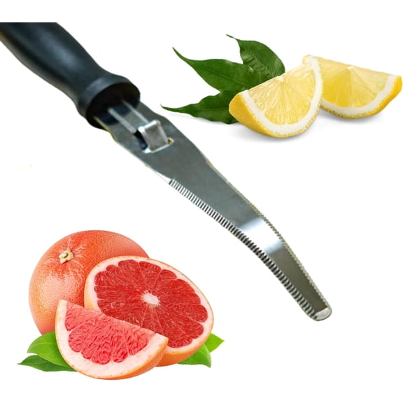 Grapefruit Knife - Stainless Steel Knife with Nylon Handle, Serrated Edge, Dishwasher Safe | Kitchen Utensils