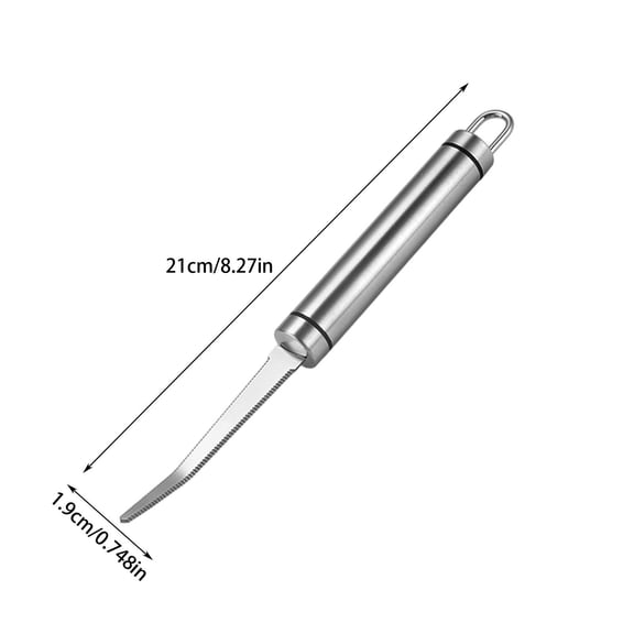 Grapefruit Knife with Serrated Double-Sided Blade and Ergonomic Handle for Left- or Right-Handed Use