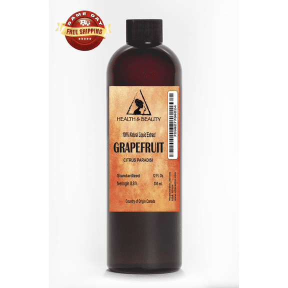 Grapefruit Liquid Extract 100% Natural (Standardized) 12 oz
