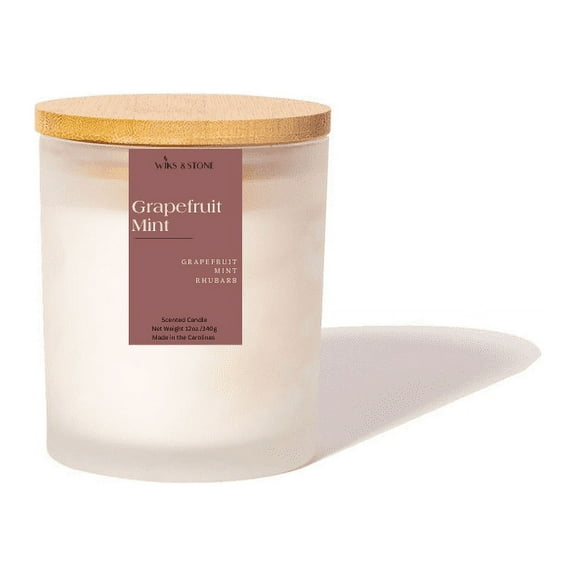 Grapefruit + Mint Candle