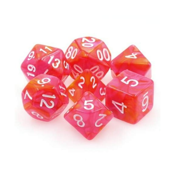Grapefruit RPG Dice Set