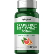 Grapefruit Seed | 500 mg per serving | 120 Capsules for Men and Women | by Piping Rock
