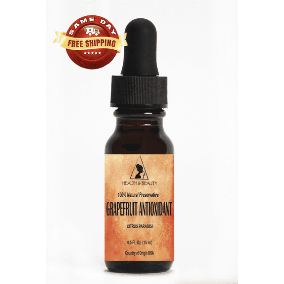 Grapefruit Seed Extract (GSE) Antioxidant Preservative 0.5 oz in Glass Dropper