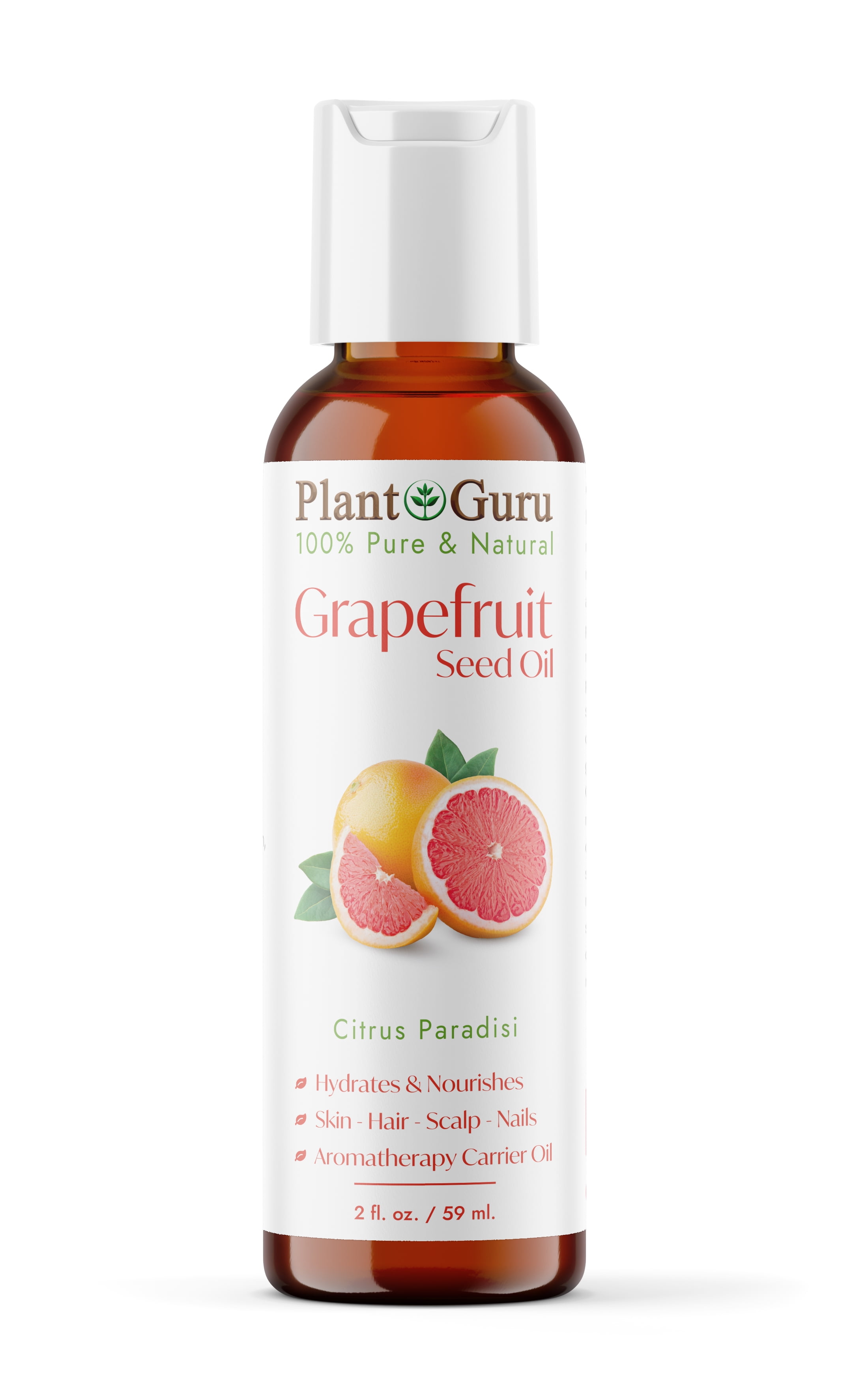 Grapefruit Seed Oil 2 oz Cold Pressed 100 Pure Natural Carrier Skin, Body And Face. Great For