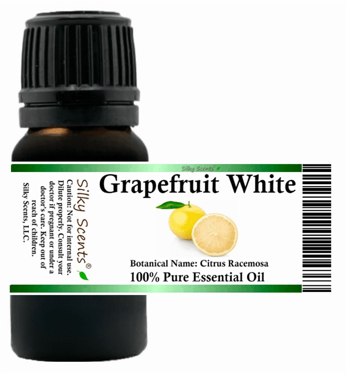 Grapefruit White Essential Oil 15 ml (1/2 fl oz) - 100% Pure and Natural by Silky Scents
