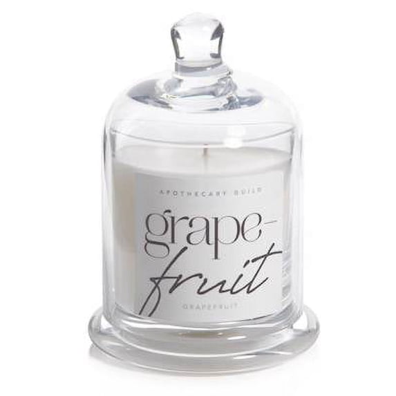 Grapefruit Zodax Apothecary Guild 10 Ounce Scented Jar Candle with Dome