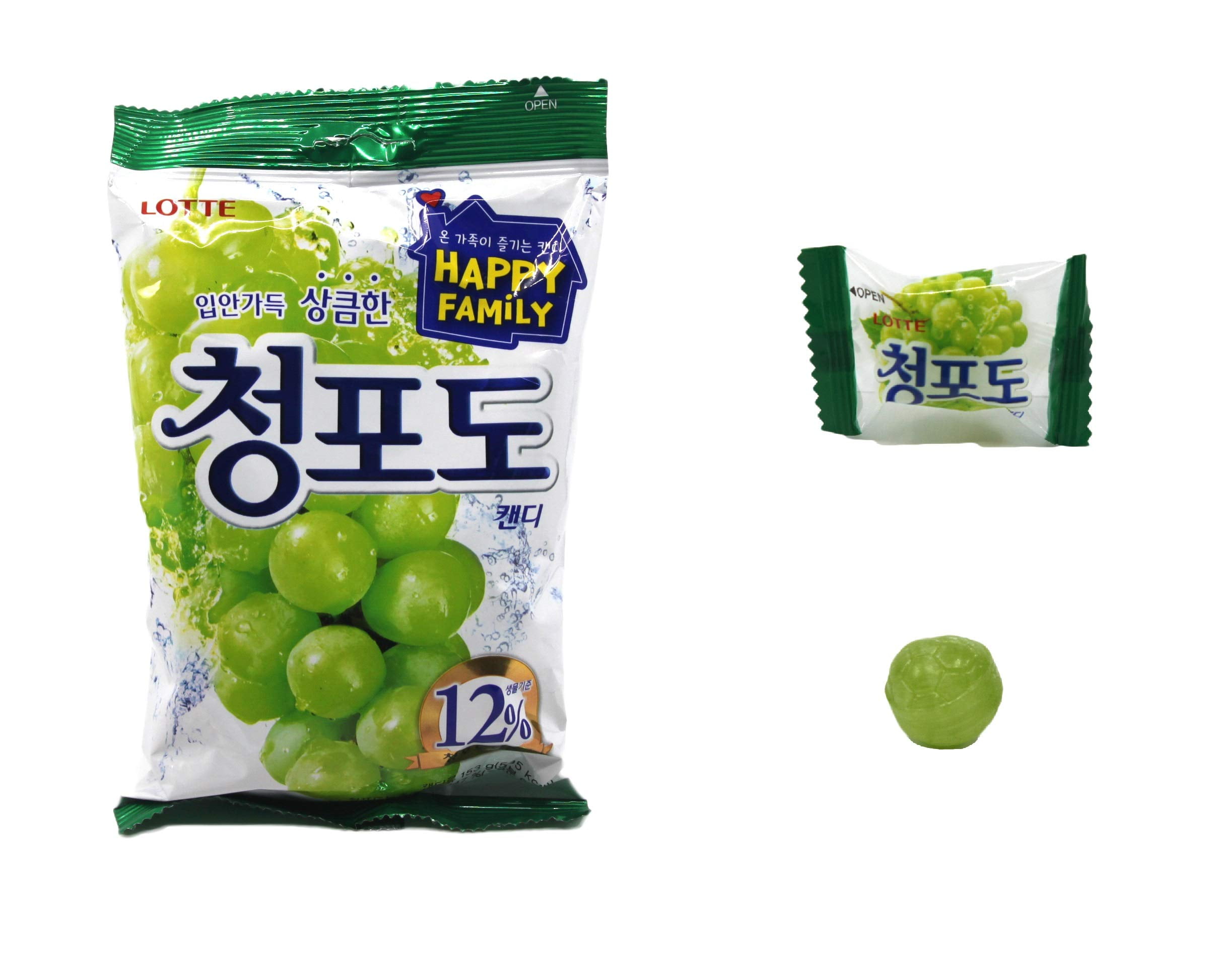 Grapes Hard Candy 153g Packs for Party Birthday Office, Individually Wrapped Wrapper Candy