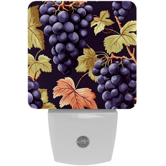 Grapes LED Square Night Light - Energy Efficient and Stylish Illumination for Bedrooms and Hallways - 200 Characters