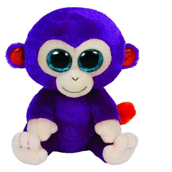 Grapes Purple Monkey Beanie Boo - Stuffed Animal by Ty (36145)