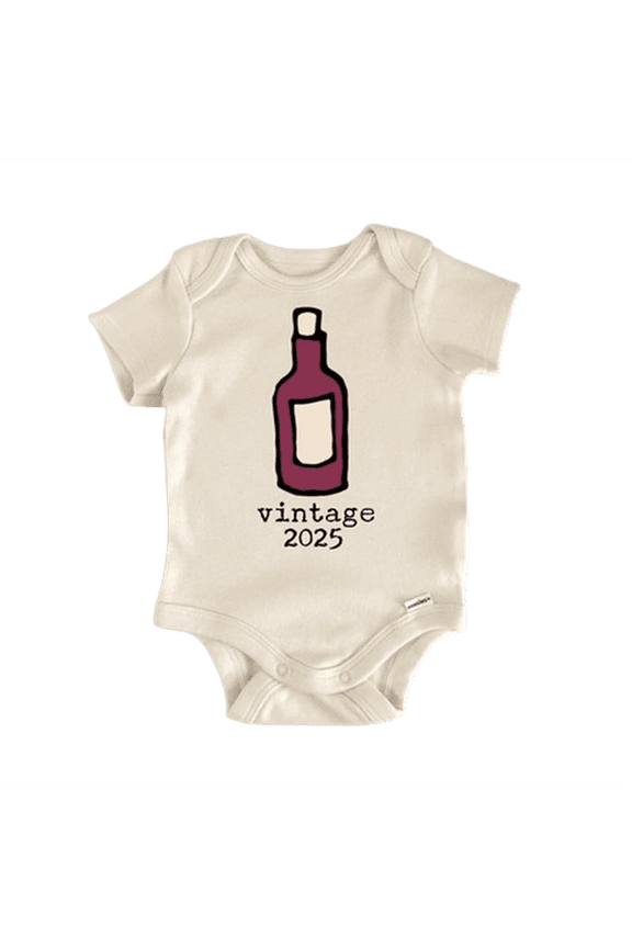 Grapes Vineyard Wine Newborn Baby Bodysuit