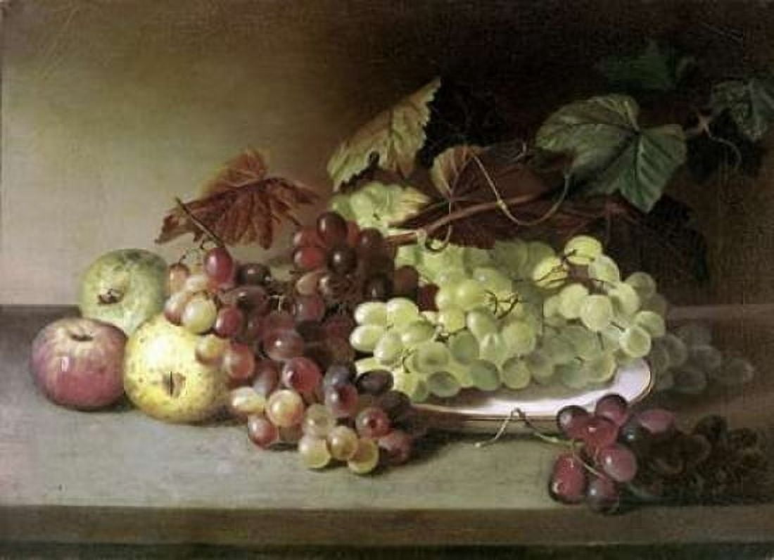 Grapes and Apples Canvas Art - James Peale (20 x 28)