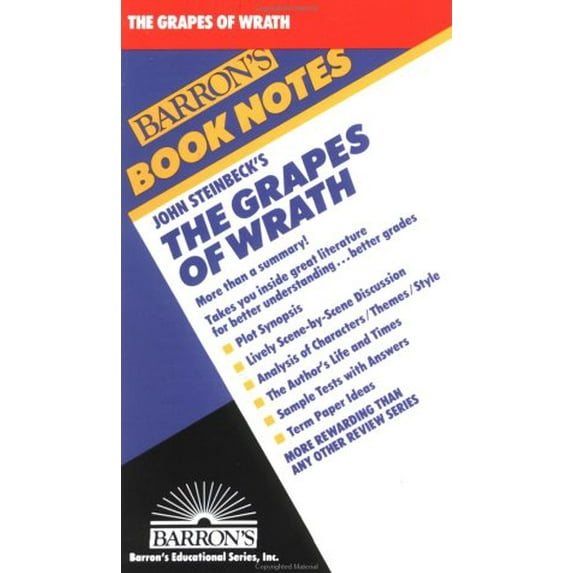 Pre-Owned Barron's John Steinbeck's the Grapes of Wrath (Paperback) 0812034139 9780812034134