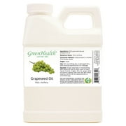 GreenHealth Grapeseed Carrier Oil White Plastic Jug with Cap 16 fl oz
