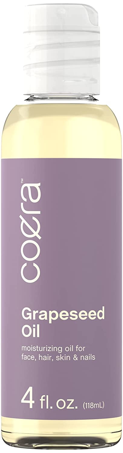 Grapeseed Oil | 4oz | Moisturizing Oil for Face, Hair, Skin and Nails | by Coera