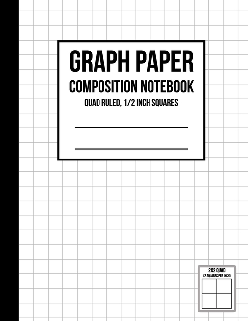 Graph Book for Math Graph Paper Composition Notebook Graph Paper