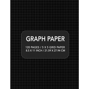 Graph Paper: 120 pages / 5 x 5 Grid Paper 8.5 x 11 Inch / 21.59 x 27.94 cm, (Paperback)