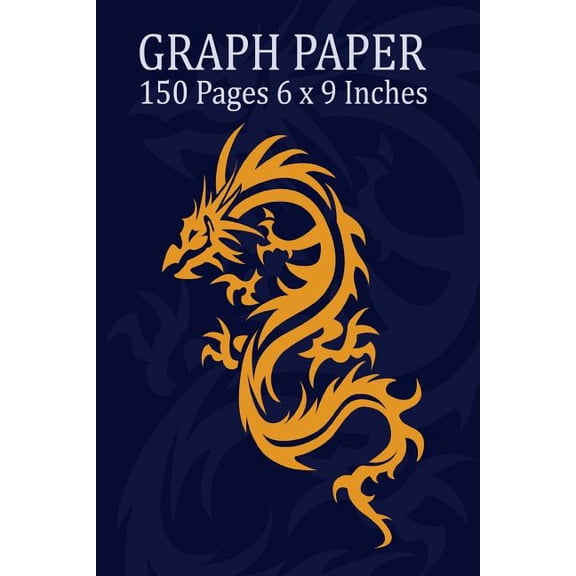 Graph Paper: 150 Pages 6 X 9 Inches (Paperback)