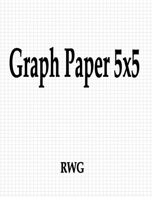 Graph Paper 5x5: 200 Pages 8.5" X 11", (Paperback)