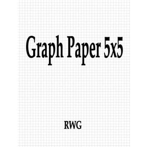 Graph Paper 5x5: 50 Pages 8.5" X 11", (Paperback)