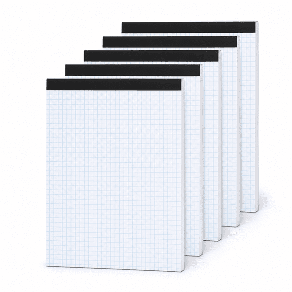 Graph Paper 6 Pack 11.6 x 8.5 Inch 4x4 Grid for Engineering Technical Drawings