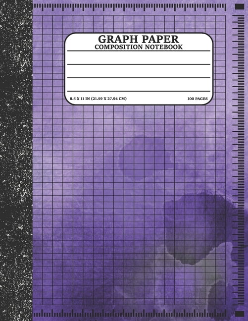 Graph Paper Composition Notebook : Math and Science Lover Graph Paper ...